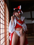 [Cosplay] Reimu Hakurei with dildo and toys - Touhou Project Cosplay(15)